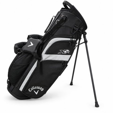 Callaway 2026 XR Stand Bag black and silver side view