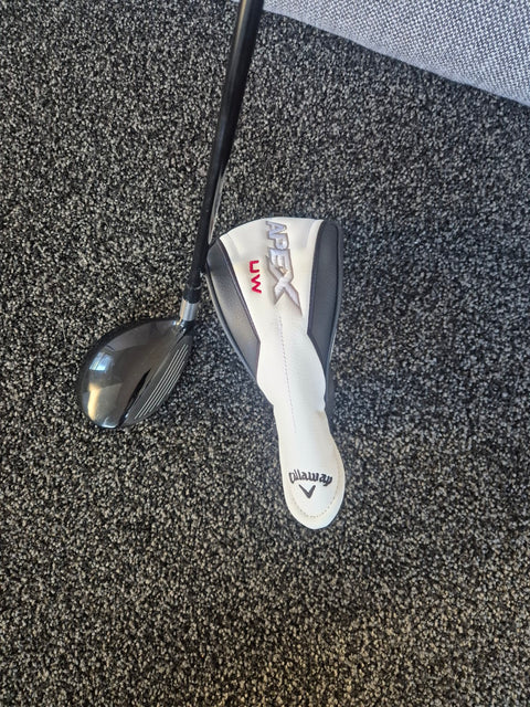 Used Callaway Apex UW 21 degree utility wood with original headcover