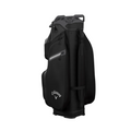 The Callaway Cargo 25 Cart Bag by Callaway, shown upright on a white background, features multiple zippered pockets and the brand logo—an ideal premium golf cart bag for New Zealand golf enthusiasts.