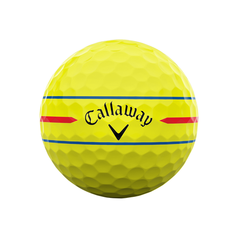 Callaway Chrome Soft 360 Triple Track Yellow Golf Balls 24'