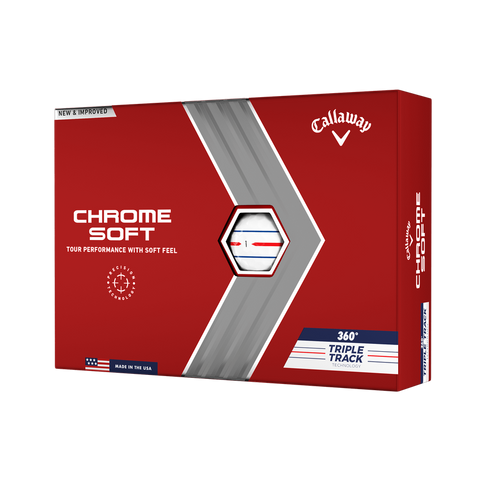 Callaway Chrome Soft 360° Triple Track Golf Balls