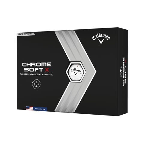 Callaway Chrome Soft X Golf Balls - White