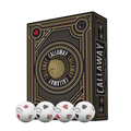 Callaway 2026 Chrome Tour Suits golf balls dozen box with four playing card suit designs