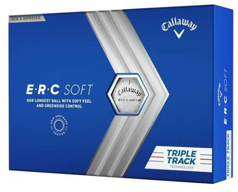 Callaway ERC Soft Triple Track Golf Balls - White '23