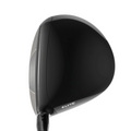 Close-up of a black Callaway Elyte Triple Diamond Driver club head with CALLAWAY branding, seen from above on a white background—an advanced, low-spin driver designed for serious golfers.