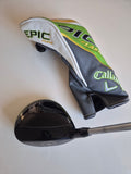 Crown and original headcover for used Callaway Epic Flash women's 3 wood