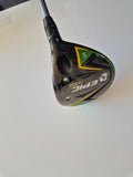 Sole showing 5 wood and 18 degree markings on used Callaway Epic Flash