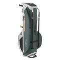 The Callaway Fairway C HD Stand Bag, in green and white, features multiple compartments, durable handles, and sturdy legs—offering lightweight convenience for golfers on the course.