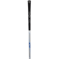 A close-up of the Callaway Junior XT 10-Piece Golf Set shows a black grip with white details and a silver shaft with blue and white accents.