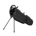 The Callaway Par 3 Stand Bag is a lightweight golf bag with multiple compartments and two extended legs for durability and convenience, displayed on a white background.