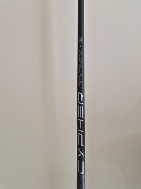 Project X Cypher Seventy 6.0 stiff shaft on Callaway Paradym Ai Smoke hybrid