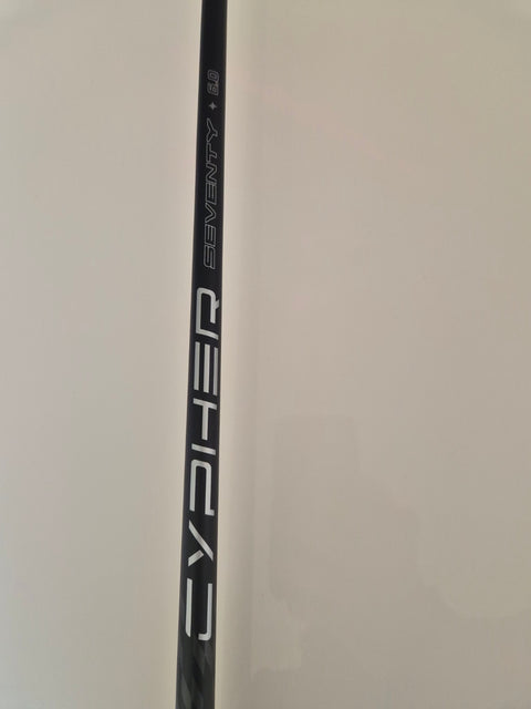 Cypher Seventy 6.0 stiff graphite shaft detail