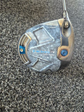 Sole of a used left-handed Callaway Paradym Ai Smoke MAX driver