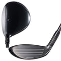 Callaway Quantum Mini Spinner fairway wood crown and face views