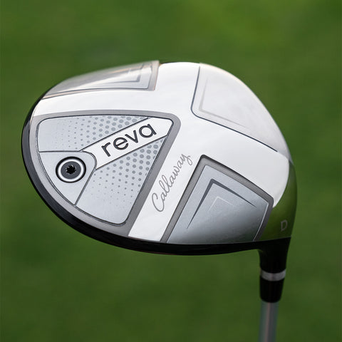 Callaway REVA 2026 women’s driver head at address