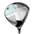 Callaway REVA 2026 Peach/Surf women’s driver head, studio close-up