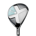 Callaway REVA 2026 Peach/Surf women’s fairway wood head, studio close-up