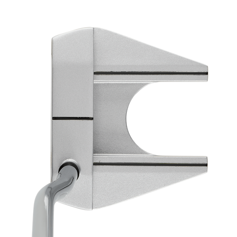 Callaway REVA 2026 Peach/Surf Odyssey White Hot OG #7 putter, side view