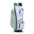 Callaway REVA 2026 Peach/Surf cart bag, front view