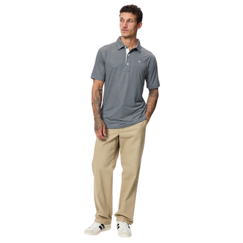 Callaway Sands Men's Polo | Black Onyx/Sky