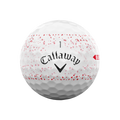 One Callaway Supersoft Red Splatter Golf Ball