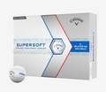 Box of 12 Callaway Supersoft Blue Splatter Golf Balls