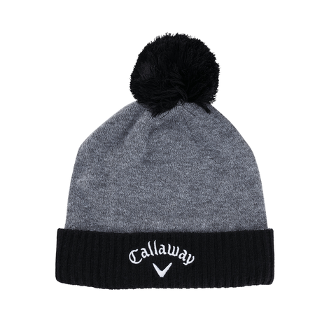 Callaway Tour Authentic Pom Beanie | Dark Grey/Black