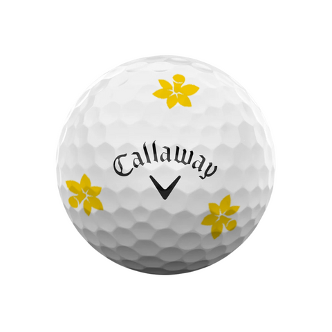 Callaway Chrome Tour Truvis Daffodil Golf Balls