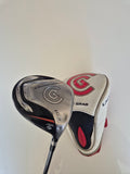 Used Cleveland Launcher 10.5 degree right-handed driver with included headcover, fair condition
