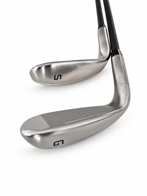 Cobra AIR-X 2024 gap and sand wedge pair, G and S sole markings