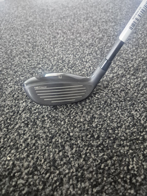 Face of used Cobra Aerojet Women's 5 Hybrid 24 degree
