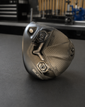 Used Cobra DS-ADAPT LS driver head on the dark charcoal Golf 360 workshop bench