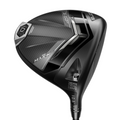 A close-up of the Cobra DS-ADAPT MAX-K Driver by Cobra, a modern black golf club with silver accents and carbon fiber pattern, labeled MAX-K and 10.5° on the head, designed for high launch and maximum forgiveness.