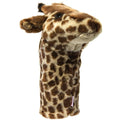Daphne’s Animal Golf Headcovers by Daphne features a plush, realistic giraffe design with brown and cream spots, detailed face, and ossicones—perfect for protecting your driver while adding charm to your golf bag.