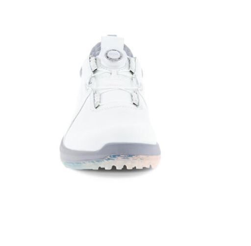 Ecco Womens Biom Hybrid 4 BOA Golf Shoes White Silver Grey golf360nz