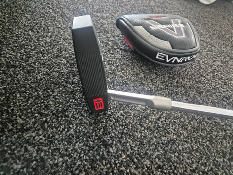 Used Evnroll ER11V putter face with original Evnroll headcover