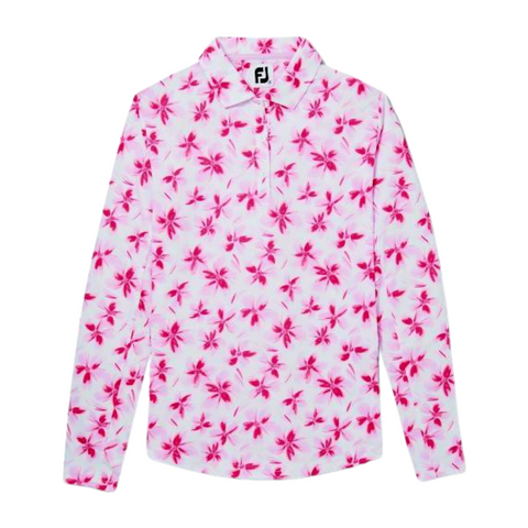 FootJoy Womens Long Sleeved Floral Shirt