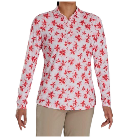 FootJoy Womens Long Sleeved Floral Shirt