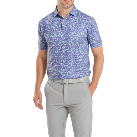 FootJoy Primrose Print Lisle Mens Polo