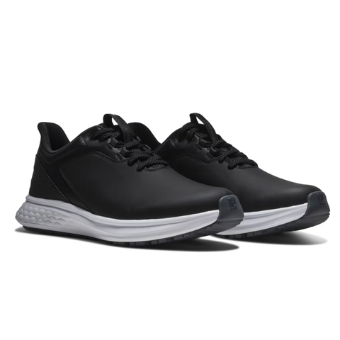 FootJoy 2025 Pulse Extra Wide Men's Golf Shoes | Black/Black/White