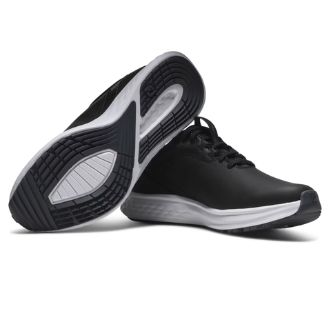 FootJoy 2025 Pulse Extra Wide Men's Golf Shoes | Black/Black/White