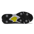FootJoy 2026 Qualifier Wide Men's Spiked Golf Shoes Harbor Mist Steel Grey Black - top view