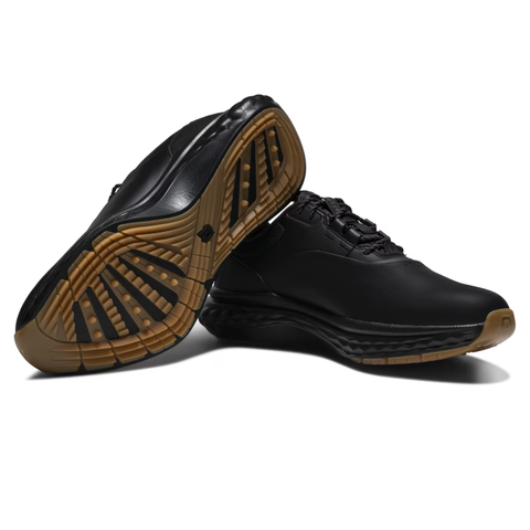 FootJoy 2026 Quantum Men's Golf Shoes | Black/Black/Gum
