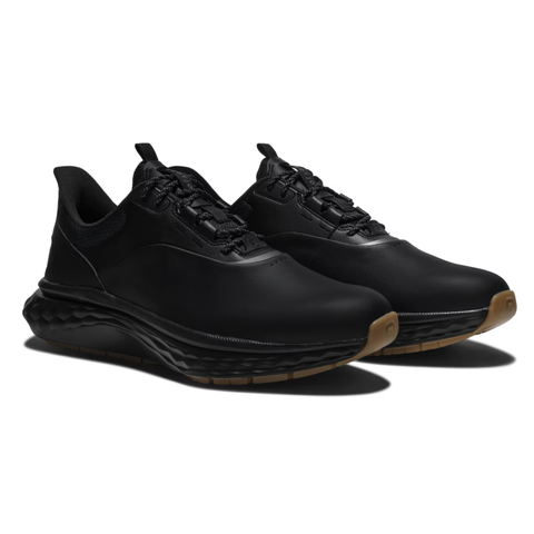 FootJoy 2026 Quantum Men's Golf Shoes | Black/Black/Gum