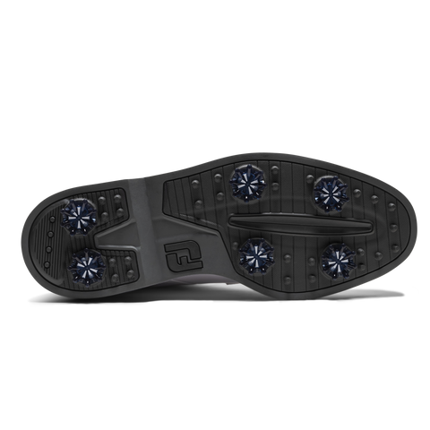 FootJoy 2026 Vanguard Men's Golf Shoes White/Navy/Blue - outsole view