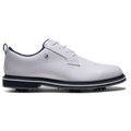 FootJoy 2026 Vanguard Men's Golf Shoes White/Navy/Blue - side view