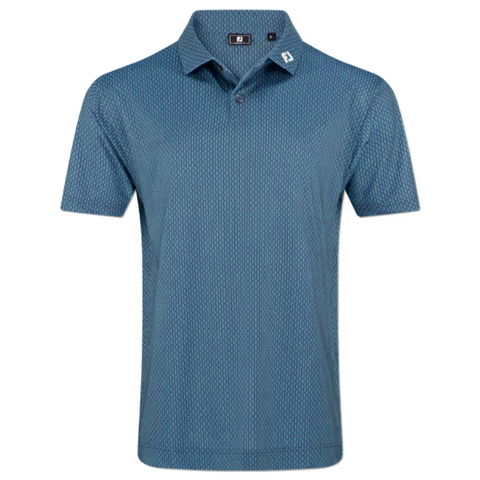 FootJoy Bracket Print Lisle Men's Polo | Navy