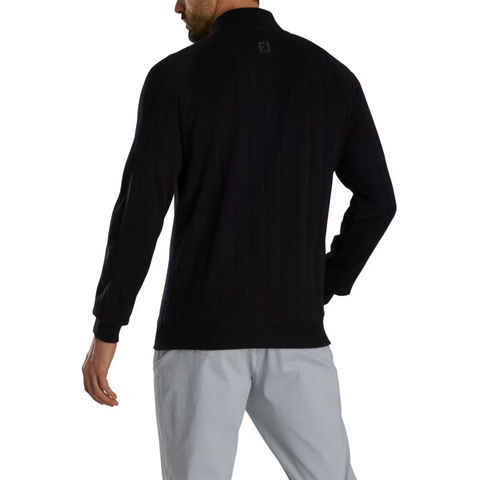 FootJoy Drop Needle Men's Pullover | Black