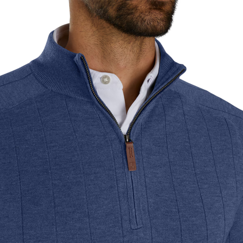 FootJoy Drop Needle Men's Pullover | Navy