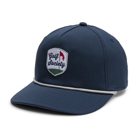 FootJoy Golf Society 5-Panel Hat Navy - front view